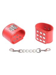 Ohmama Fetish - Manette Rosse Con Chiusura A Scatto - OHMAMA FETISH - Manette e Polsini | erosidea.com