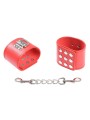 Ohmama Fetish - Manette Rosse Con Chiusura A Scatto - OHMAMA FETISH - Manette e Polsini | erosidea.com