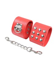 Ohmama Fetish - Manette Rosse Con Chiusura A Scatto - OHMAMA FETISH - Manette e Polsini | erosidea.com