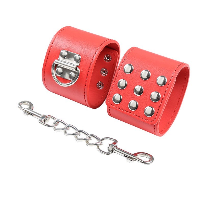 Ohmama Fetish - Manette Rosse Con Chiusura A Scatto - OHMAMA FETISH - Manette e Polsini | erosidea.com