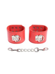Ohmama Fetish - Manette Rosse Con Chiusura A Scatto - OHMAMA FETISH - Manette e Polsini | erosidea.com