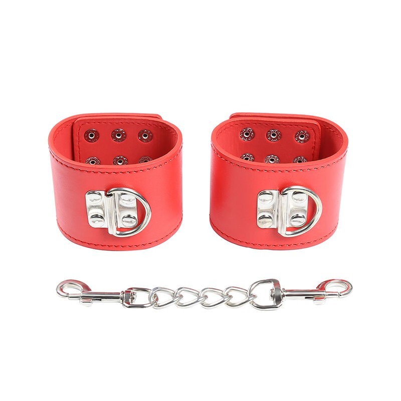 Ohmama Fetish - Manette Rosse Con Chiusura A Scatto - OHMAMA FETISH - Manette e Polsini | erosidea.com