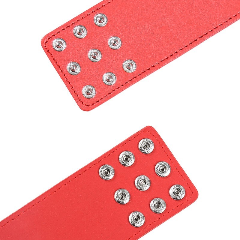 Ohmama Fetish - Manette Rosse Con Chiusura A Scatto - OHMAMA FETISH - Manette e Polsini | erosidea.com