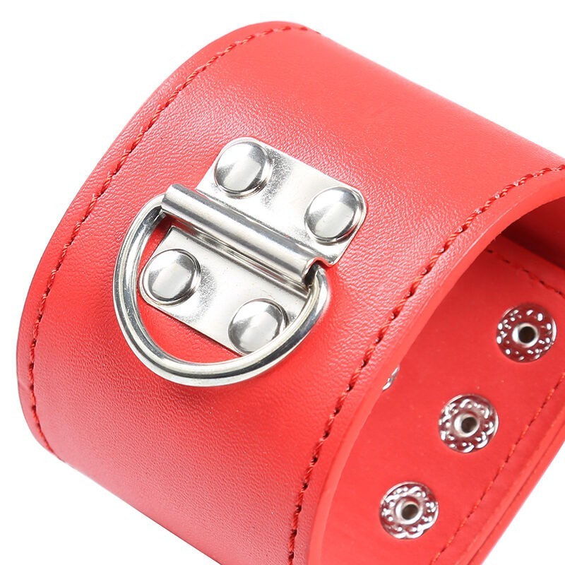 Ohmama Fetish - Manette Rosse Con Chiusura A Scatto - OHMAMA FETISH - Manette e Polsini | erosidea.com