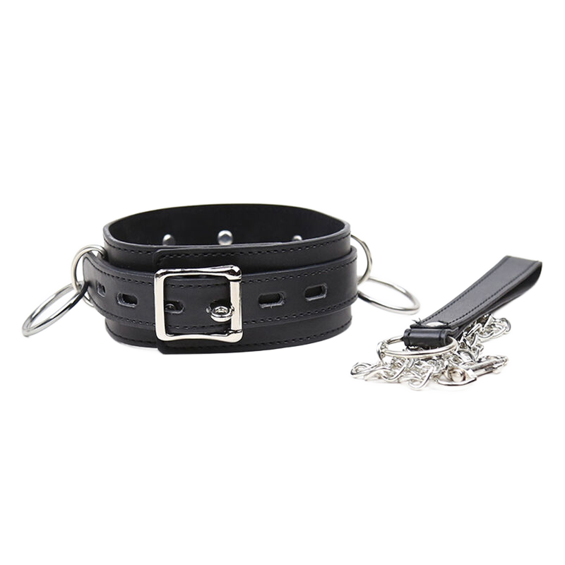 Ohmama Fetish - Collana Di Sottomissione Con 3 Anelli - OHMAMA FETISH - Bondage | erosidea.com