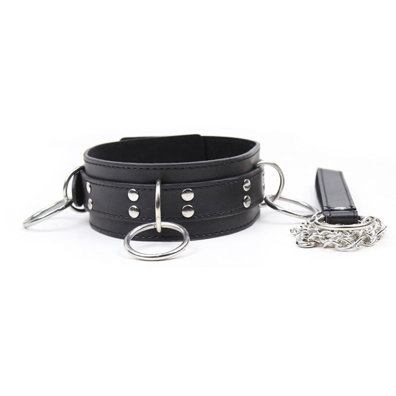 Ohmama Fetish - Collana Di Sottomissione Con 3 Anelli - OHMAMA FETISH - Bondage | erosidea.com