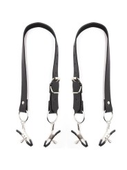 Ohmama Fetish - Pinze Per Clitoride Con Cinghie Per Gambe - OHMAMA FETISH - Bondage | erosidea.com