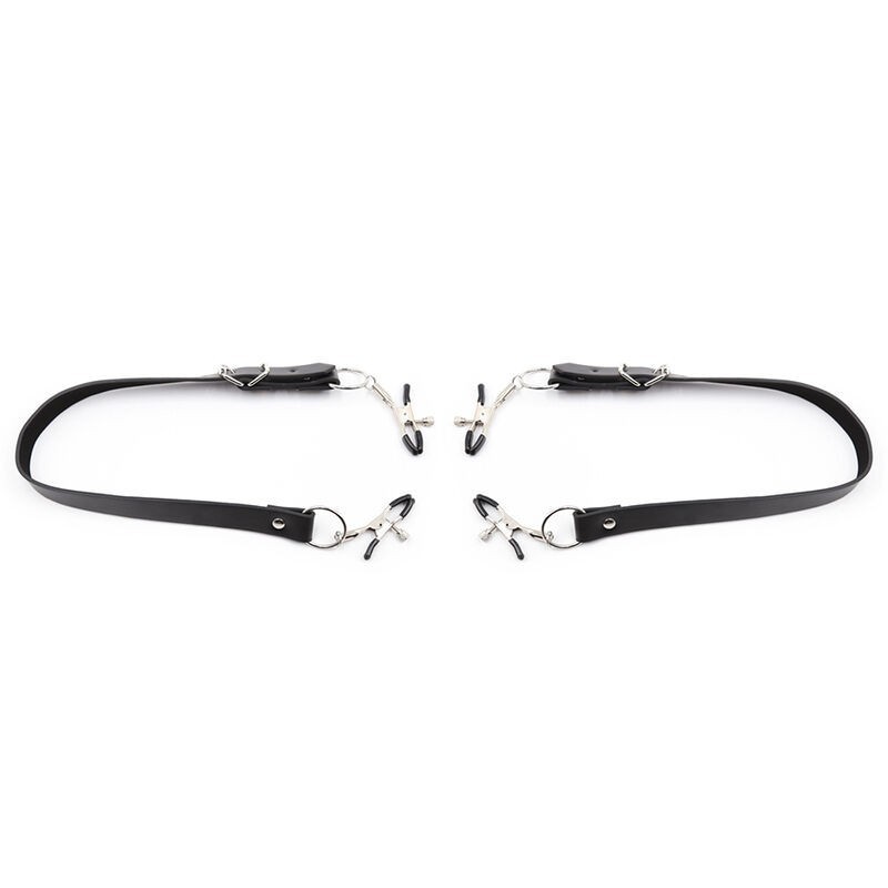 Ohmama Fetish - Pinze Per Clitoride Con Cinghie Per Gambe - OHMAMA FETISH - Bondage | erosidea.com