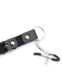 Ohmama Fetish - Pinze Per Clitoride Con Cinghie Per Gambe - OHMAMA FETISH - Bondage | erosidea.com