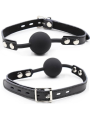 Ohmama Fetish - Ball Gag In Silicone Con Cintura In Pelle - OHMAMA FETISH - Ball Gag e Bavagli | erosidea.com