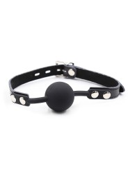 Ohmama Fetish - Ball Gag In Silicone Con Cintura In Pelle - OHMAMA FETISH - Ball Gag e Bavagli | erosidea.com