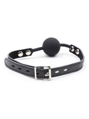 Ohmama Fetish - Ball Gag In Silicone Con Cintura In Pelle - OHMAMA FETISH - Ball Gag e Bavagli | erosidea.com