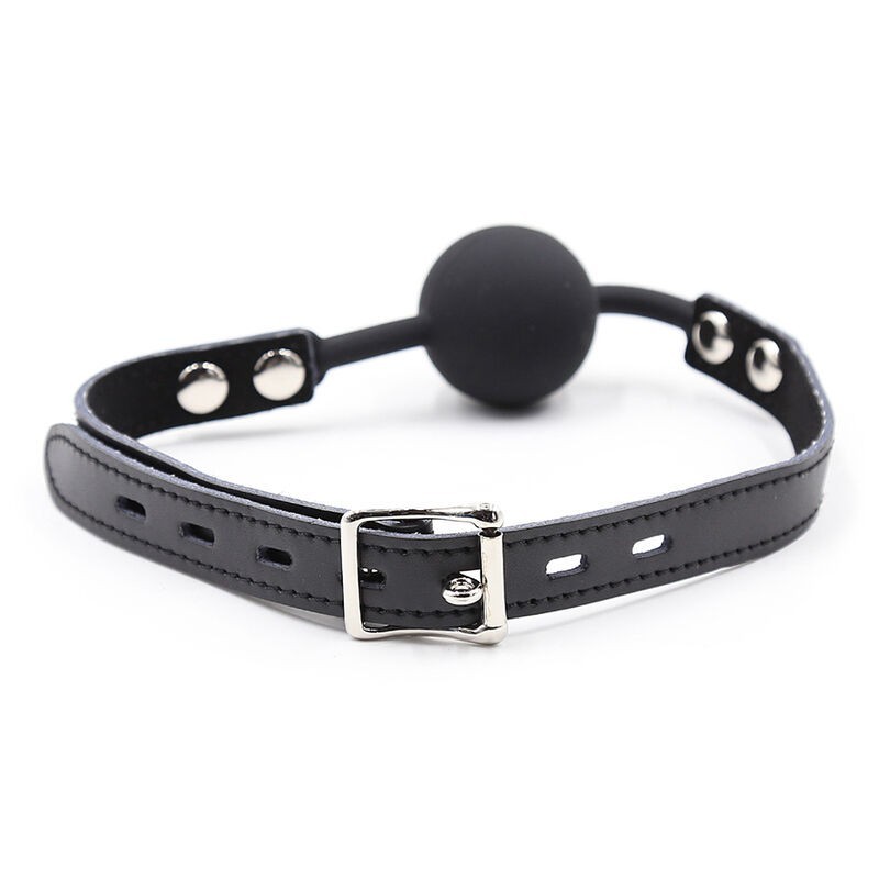 Ohmama Fetish - Ball Gag In Silicone Con Cintura In Pelle - OHMAMA FETISH - Ball Gag e Bavagli | erosidea.com