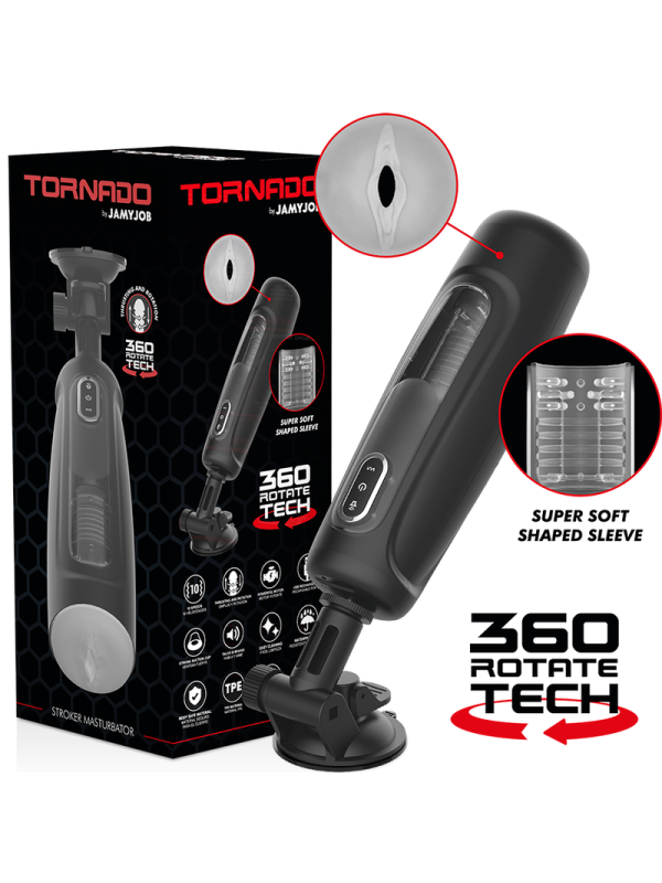 Jamyjob - Tornado 360 Rotate Tech Stroker - JAMYJOB - Masturbatori Maxi | erosidea.com