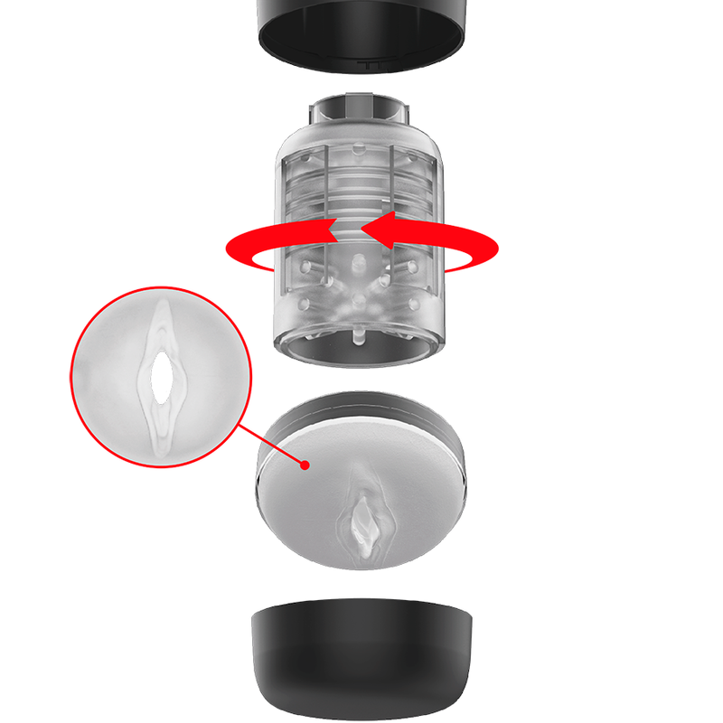 Jamyjob - Tornado 360 Rotate Tech Stroker - JAMYJOB - Masturbatori Maxi | erosidea.com