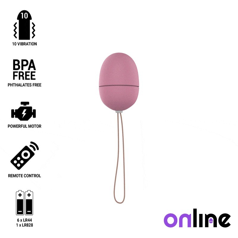 Online - Telecomando Ovetto Vibrante S Rosa - ONLINE - Ovetti Palline Sfere | erosidea.com