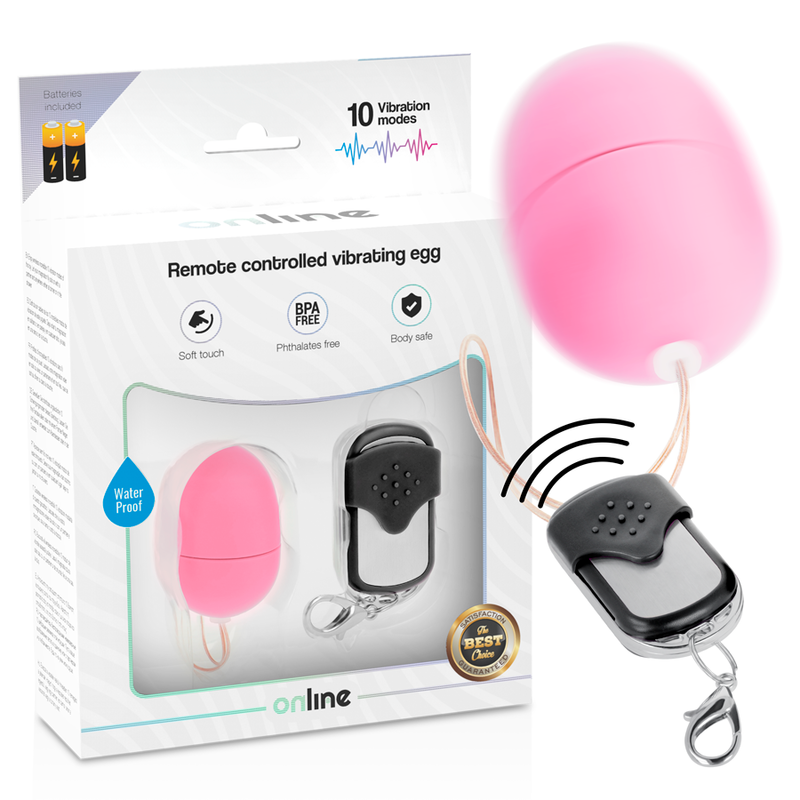 Online - Telecomando Ovetto Vibrante S Rosa - ONLINE - Ovetti Palline Sfere | erosidea.com