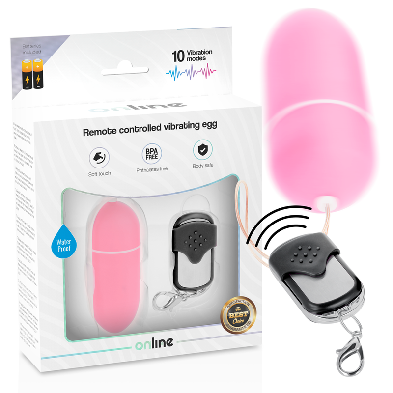 Online - Telecomando Ovetto Vibrante L Rosa - ONLINE - Ovetti Palline Sfere | erosidea.com