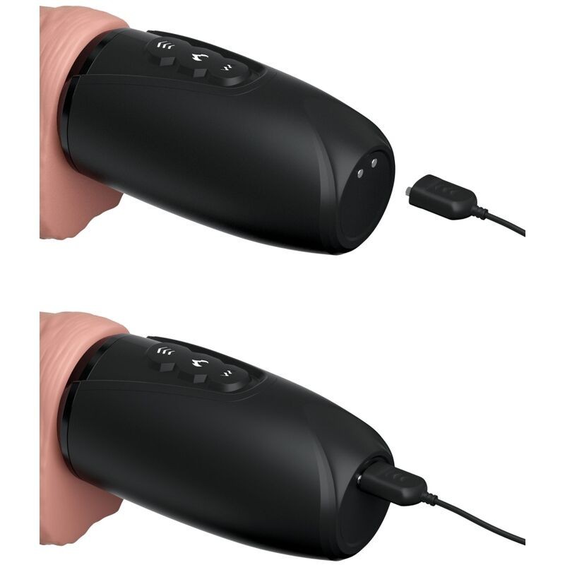 King Cock - Plus Tripla Minaccia Pelle Chiara - KING COCK PLUS - Vibratori Realistici | erosidea.com