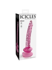 Icicles - N. 86 Dildo In Vetro Di Con Ventosa - ICICLES - Dildo Speciali | erosidea.com