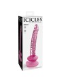Icicles - N. 86 Dildo In Vetro Di Con Ventosa - ICICLES - Dildo Speciali | erosidea.com