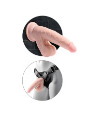 King Cock - Plus 3D Dildo Sfere Oscillanti 20.3 Cm - KING COCK PLUS - Dildo Realistici | erosidea.com