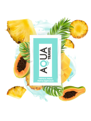 Aqua Travel - Lubrificante A Base Acqua Gusto Frutta Tropicale 6 Ml - AQUA TRAVEL - Monodose e Pocket | erosidea.com