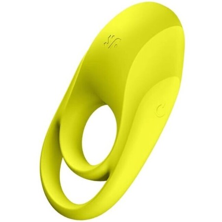 Satisfyer - Vibratore Ad Anello Duo Spettacolare Giallo - SATISFYER RING - Anelli Fallici | erosidea.com