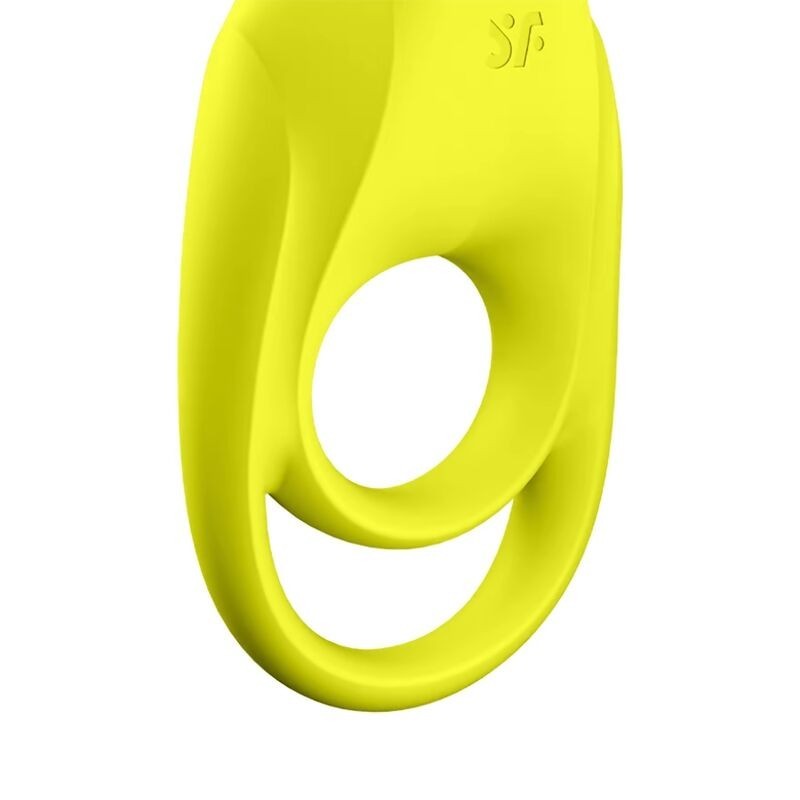 Satisfyer - Vibratore Ad Anello Duo Spettacolare Giallo - SATISFYER RING - Anelli Fallici | erosidea.com