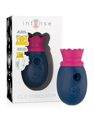 Intense - Stimolatore Del Clitoride 10 Frequenze Di Leccata E Aspirazione - Blu - INTENSE - Succhia Clitoride | erosidea.com