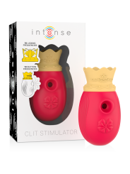 Intense - Stimolatore Del Clitoride 10 Frequenze Di Leccata E Aspirazione - Red - INTENSE - Succhia Clitoride | erosidea.com