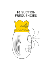 Intense - Stimolatore Del Clitoride 10 Frequenze Di Leccata E Aspirazione - Red - INTENSE - Succhia Clitoride | erosidea.com