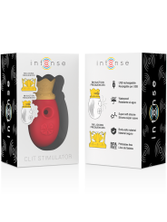 Intense - Stimolatore Del Clitoride 10 Frequenze Di Leccata E Aspirazione - Red - INTENSE - Succhia Clitoride | erosidea.com