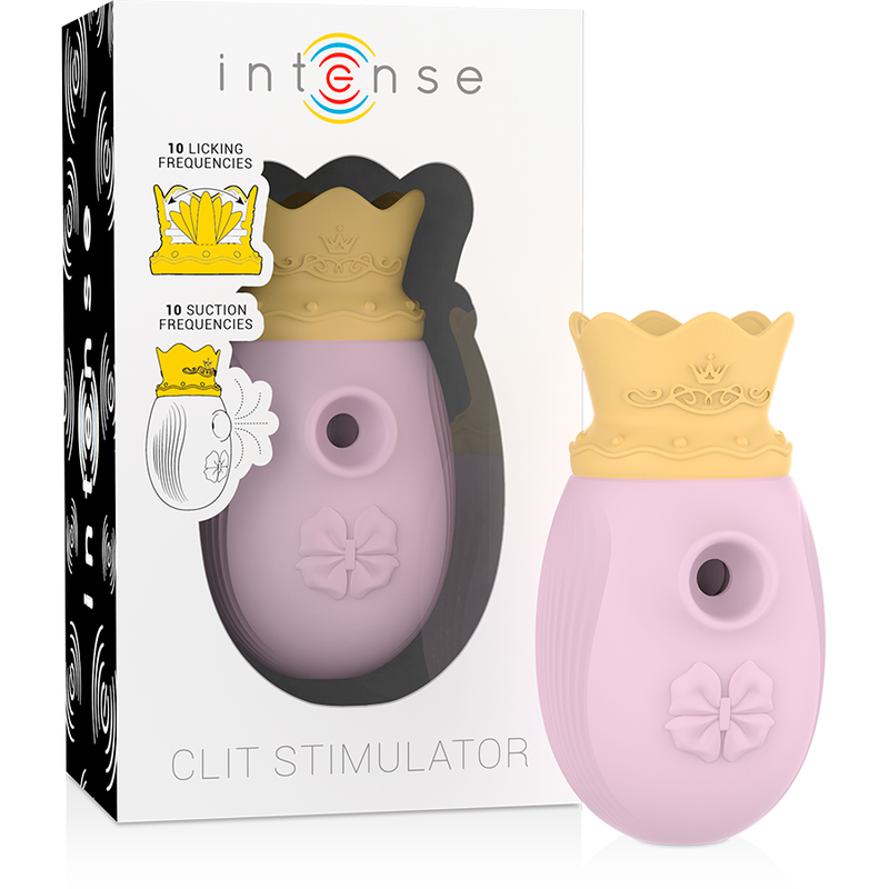 Intense - Stimolatore Del Clitoride 10 Frequenze Di Leccata E Aspirazione - Rosa - INTENSE - Succhia Clitoride | erosidea.com