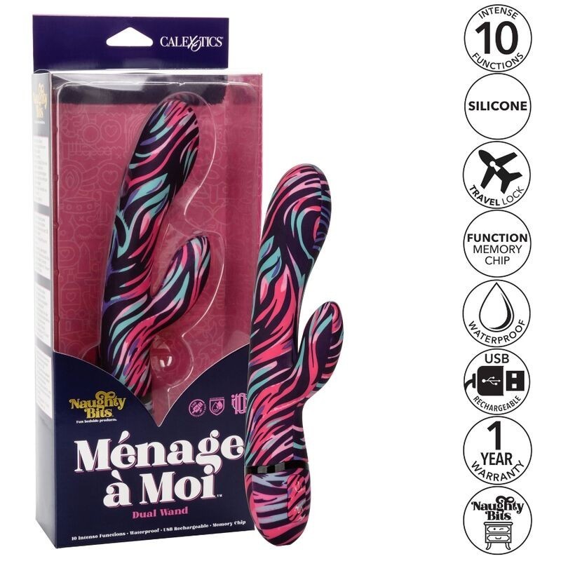 Vibratore Doppio Menage A Moi California Exotics - CALIFORNIA EXOTICS - Magic Wand | erosidea.com
