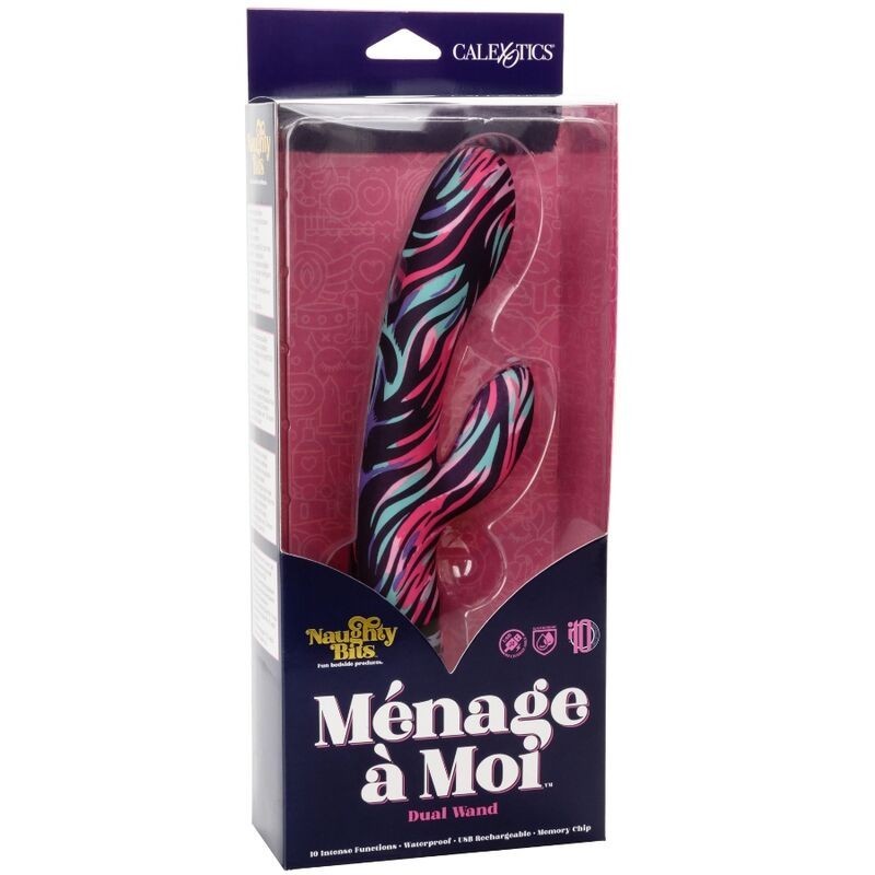 Vibratore Doppio Menage A Moi California Exotics - CALIFORNIA EXOTICS - Magic Wand | erosidea.com