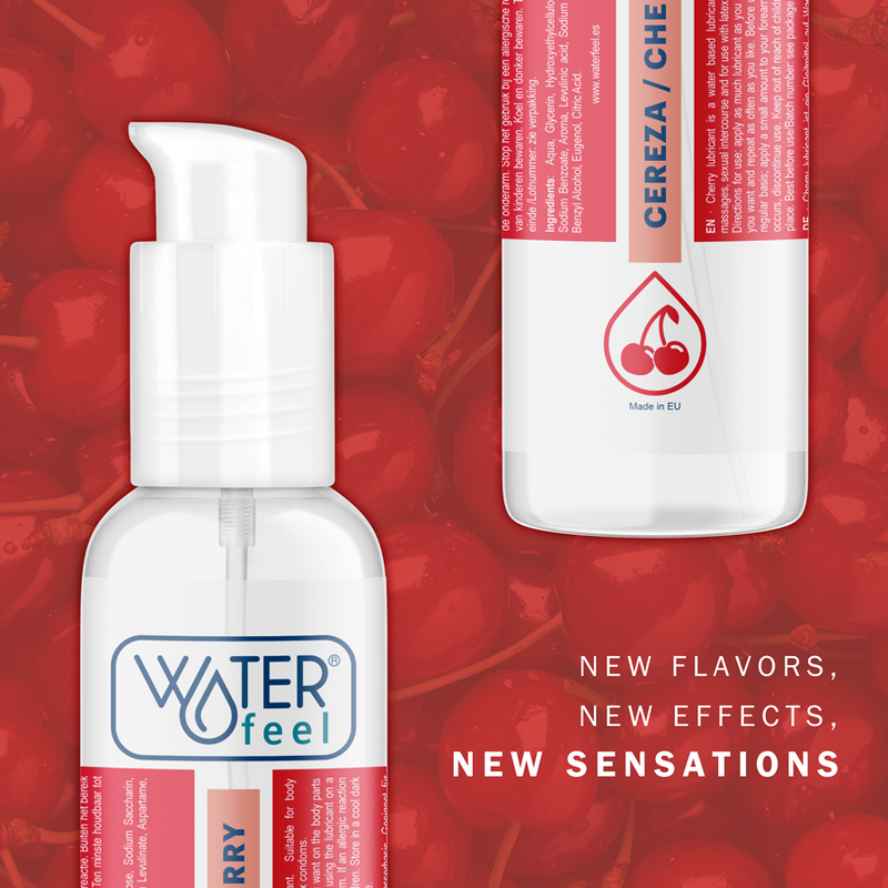 Waterfeel - Lubrificante Alla Ciliegia 175 Ml - WATERFEEL - Aromatizzati e Commestibili | erosidea.com
