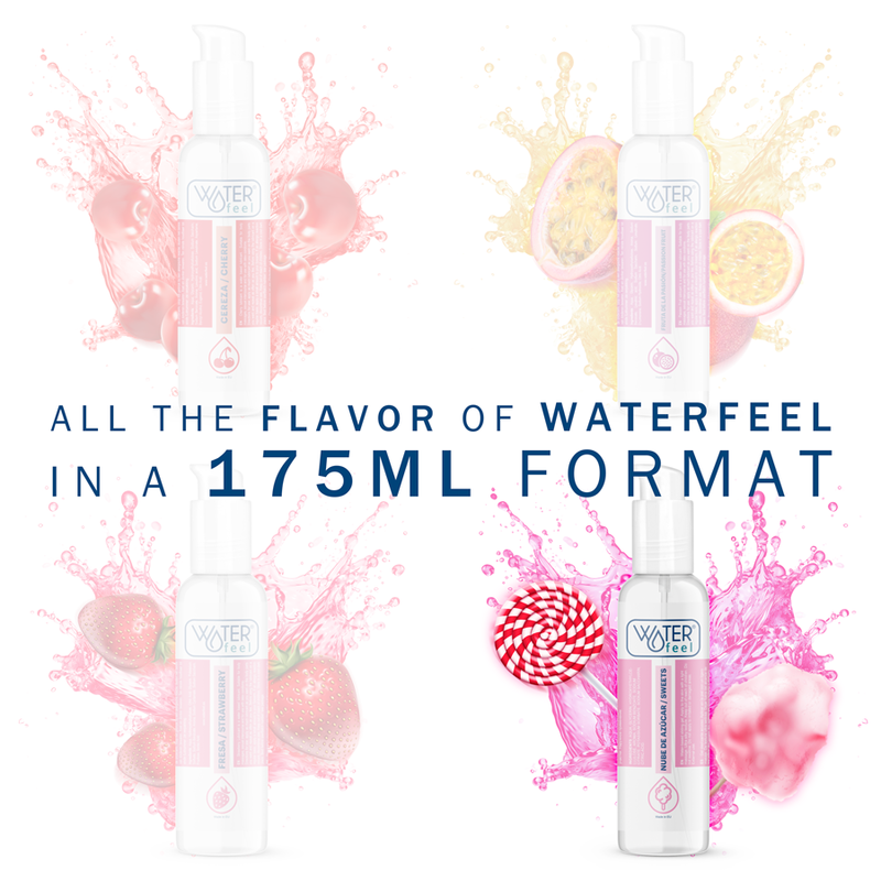 Waterfeel - Lubrificante Nuvola Di Zucchero 175 Ml - WATERFEEL - Aromatizzati e Commestibili | erosidea.com