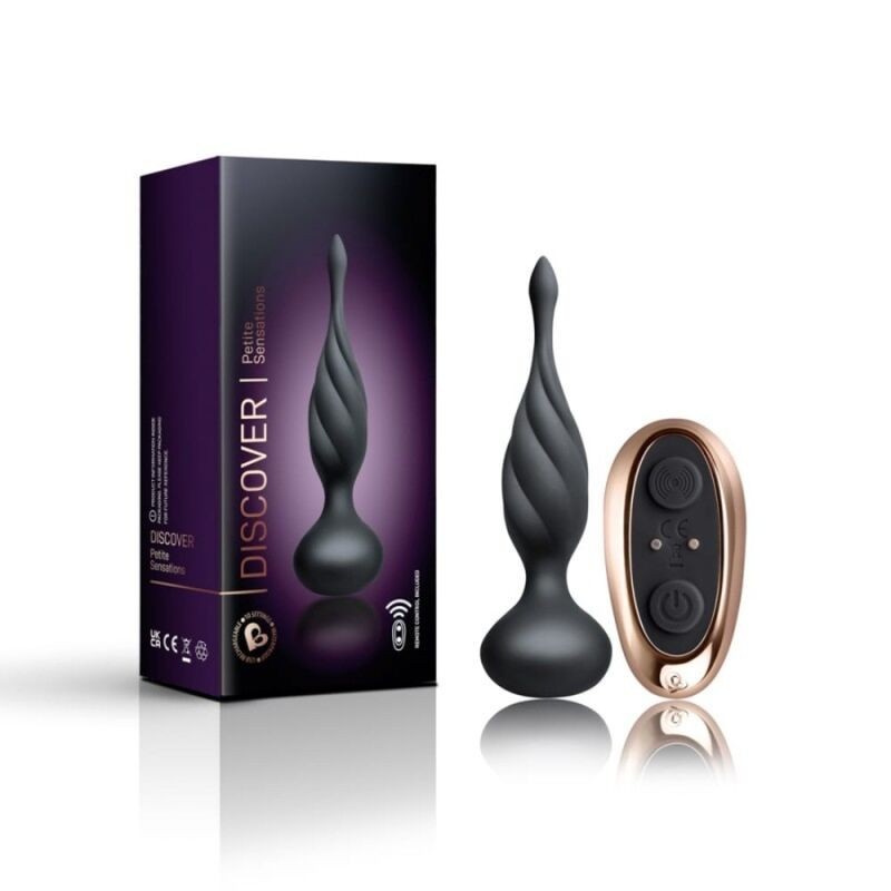 Rocks-Off - Stimolatore Anale Discover - Nero - ROCKS-OFF - Plug e Catene Anali | erosidea.com