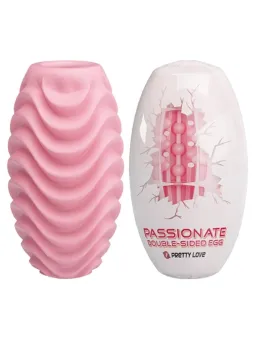Masturbatore Uovo A Doppia Faccia Rosa