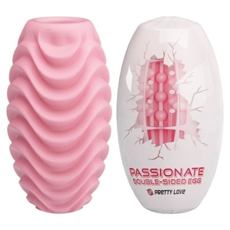 Masturbatore Uovo A Doppia Faccia Rosa - PRETTY LOVE MALE - Masturbatori Mini | erosidea.com