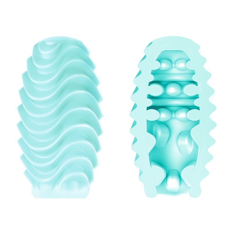 Masturbatore Uovo A Doppia Faccia Turchese - PRETTY LOVE MALE - Masturbatori Mini | erosidea.com