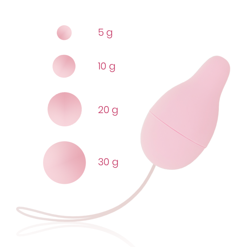 Ohmama - Sistema Di Peso Kegel Per Sviluppatore Del Pavimento Pelvico - OHMAMA SET - Ovetti Palline Sfere | erosidea.com