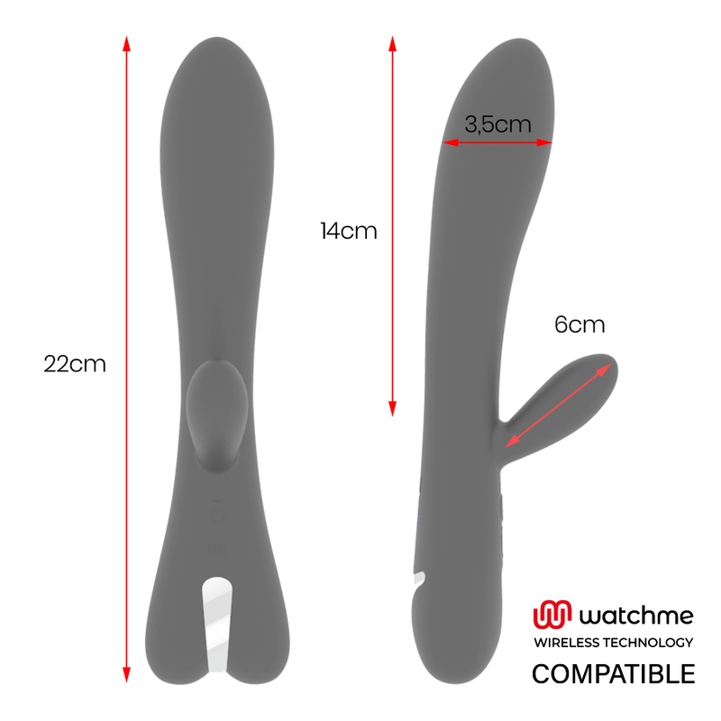 Vibratore Brilly Glam Erik Watchme Compatibile Con Tecnologia Wireless - BRILLY GLAM - Vibratori | erosidea.com