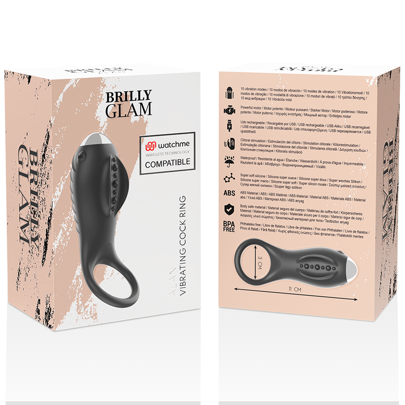 Brilly Glam - Alan Cock Ring Watchme Compatibile Con Tecnologia Wireless - BRILLY GLAM - Anelli Fallici | erosidea.com