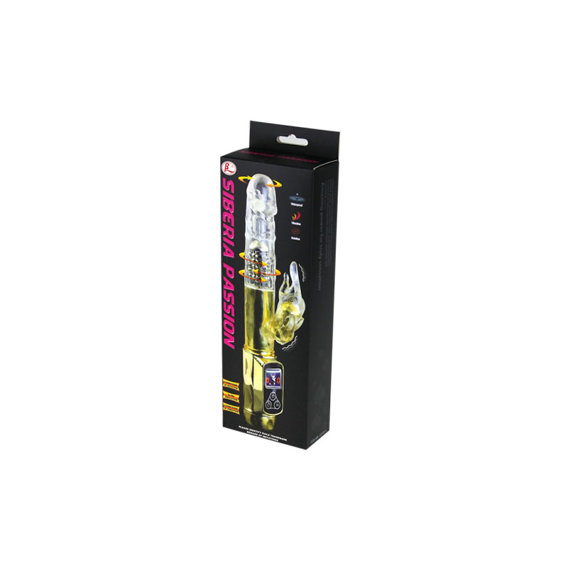 Rabbit Siberia Passion Gold - BAILE ROTATIONS - Vibratori Rabbit | erosidea.com