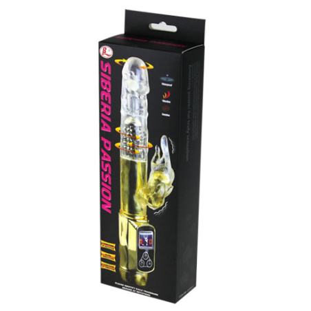 Rabbit Siberia Passion Gold - BAILE ROTATIONS - Vibratori Rabbit | erosidea.com