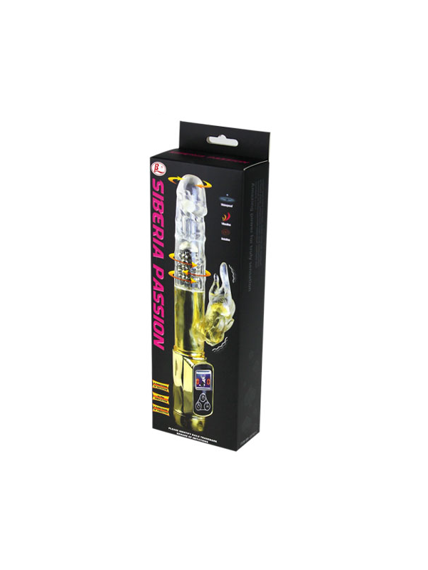 Rabbit Siberia Passion Gold - BAILE ROTATIONS - Vibratori Rabbit | erosidea.com
