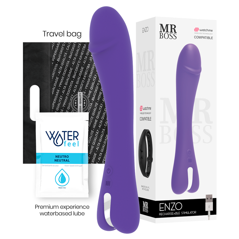 Vibratore Mr Boss Enzo Watchme Compatibile Con Tecnologia Wireless - MR. BOSS - Vibratori | erosidea.com
