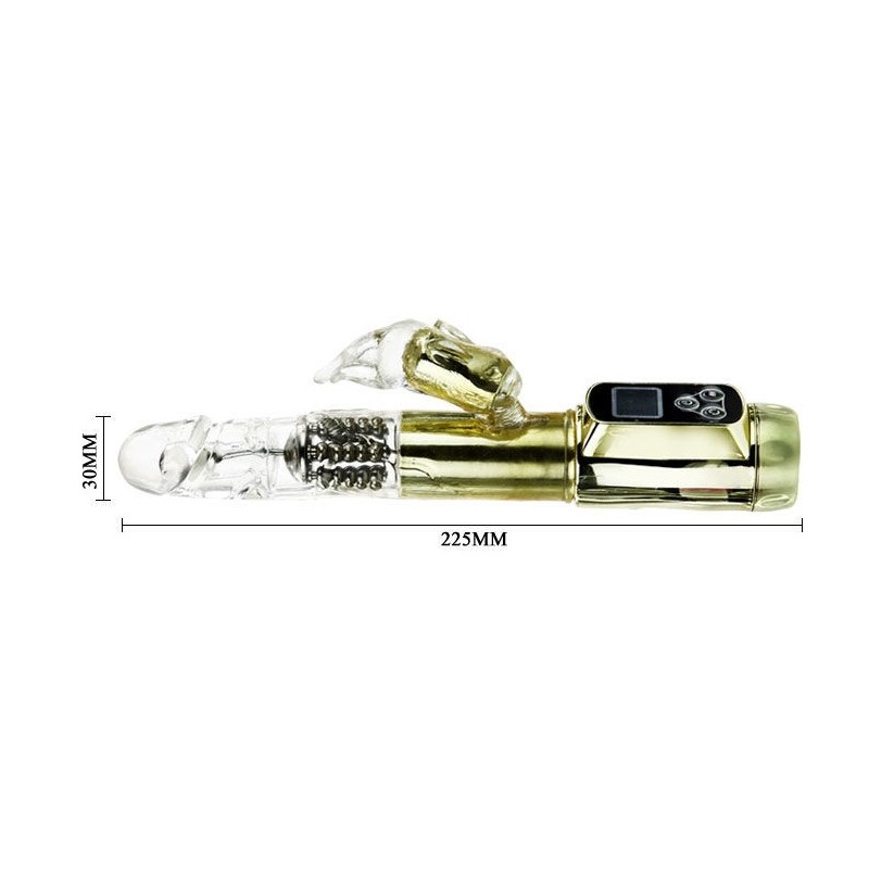 Rabbit Siberia Passion Gold - BAILE ROTATIONS - Vibratori Rabbit | erosidea.com